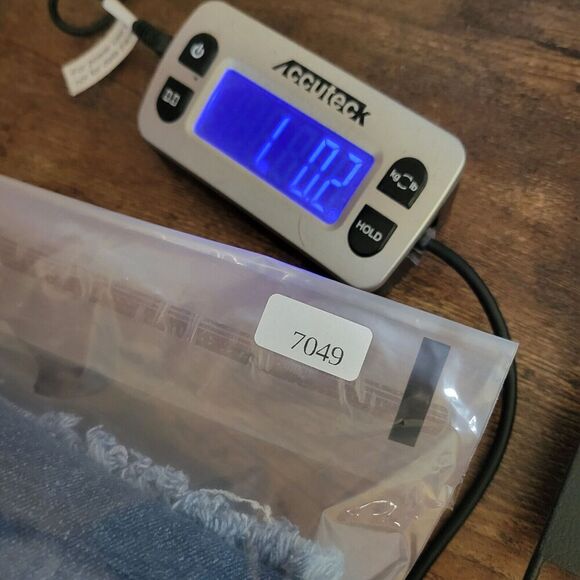 Machine Jeans Skirt Womens Medium Blue Denim Belted Snap Front Long Length - Picture 8 of 8